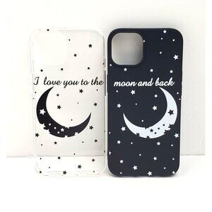 Love You to the Moon and Back iphone 13 Phone Cases 2 Pack
